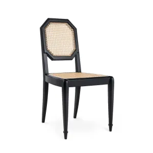 Leila Side Chair / Flat Black