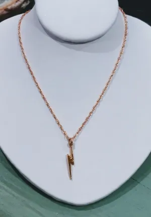 Lightning bolt necklace
