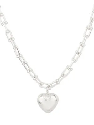 Links of Love Necklace- Silver