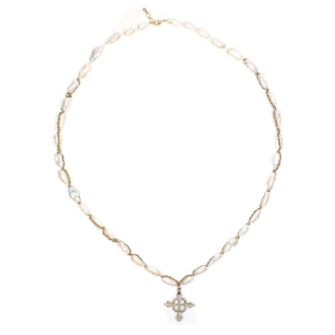 Long Double Knotted Necklace