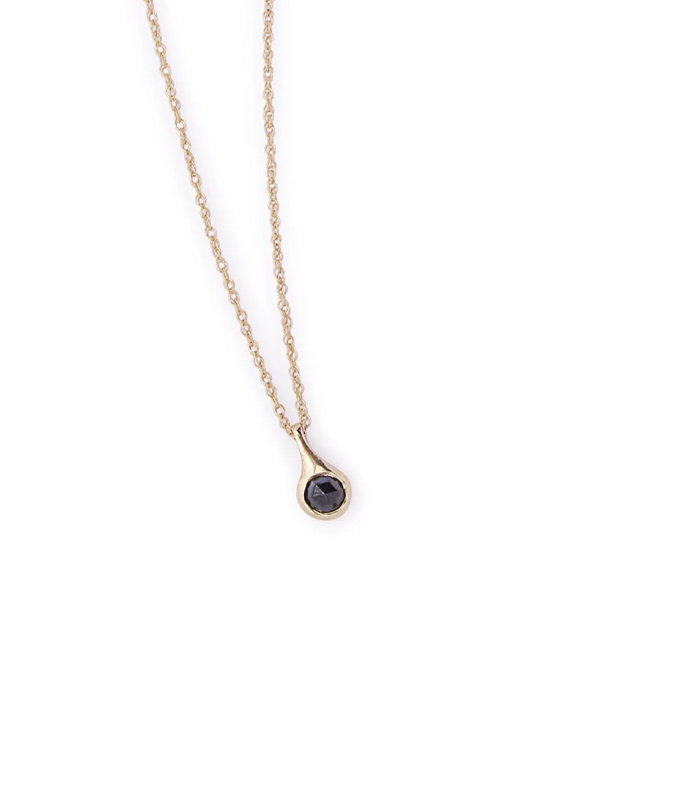 mabel black diamond necklace