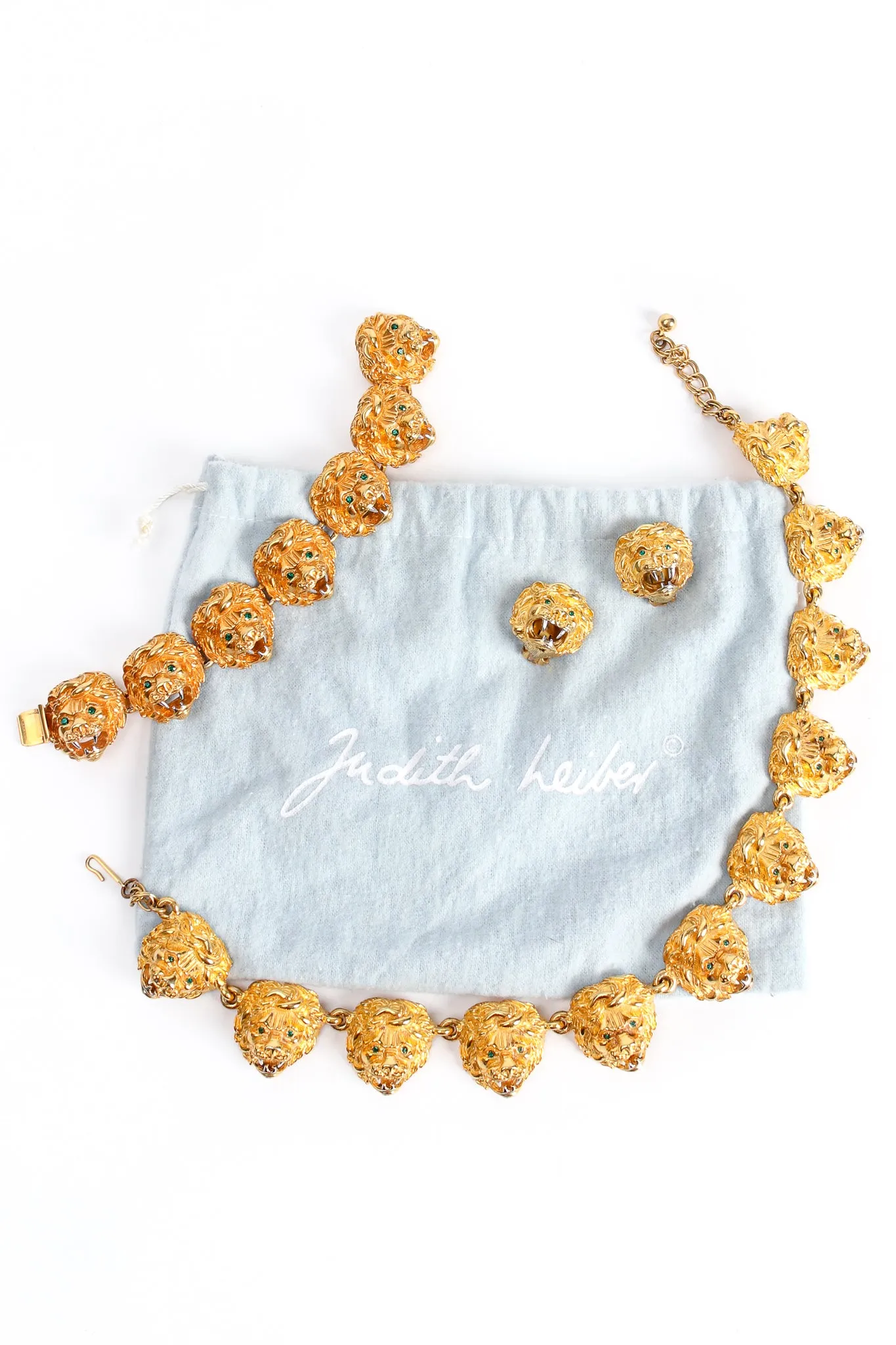 Majestic Leo Collar Bracelet & Earring Set