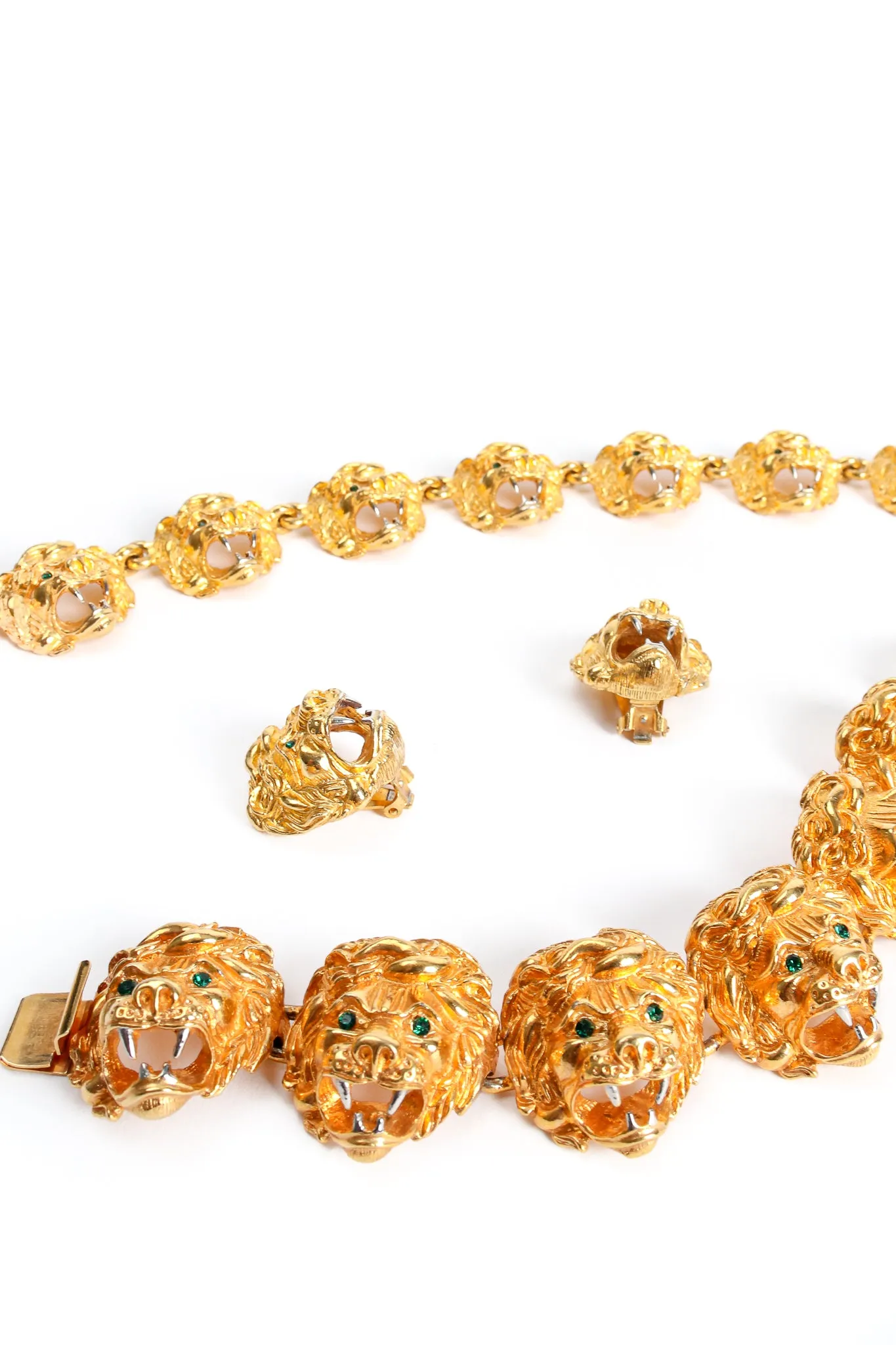 Majestic Leo Collar Bracelet & Earring Set