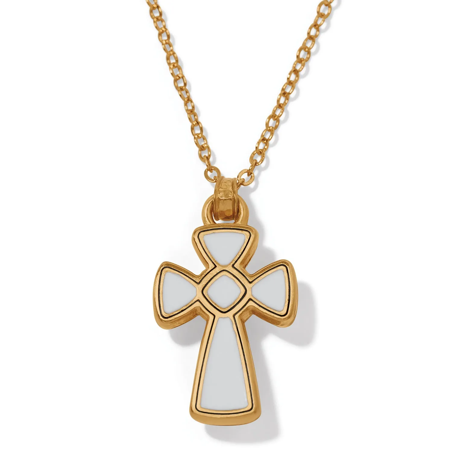Majestic Royal Cross Reversible Necklace - JM7431