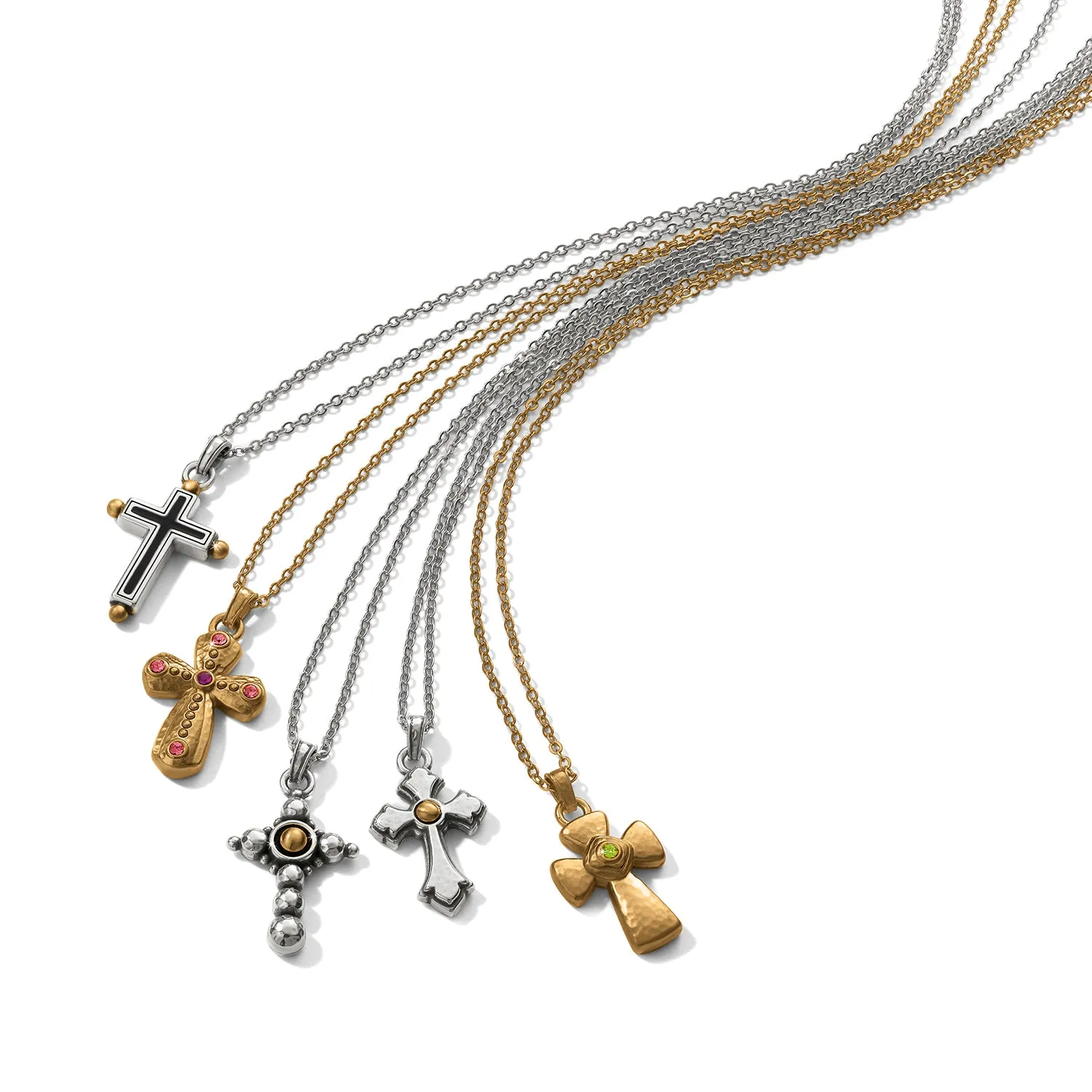 Majestic Royal Cross Reversible Necklace - JM7431