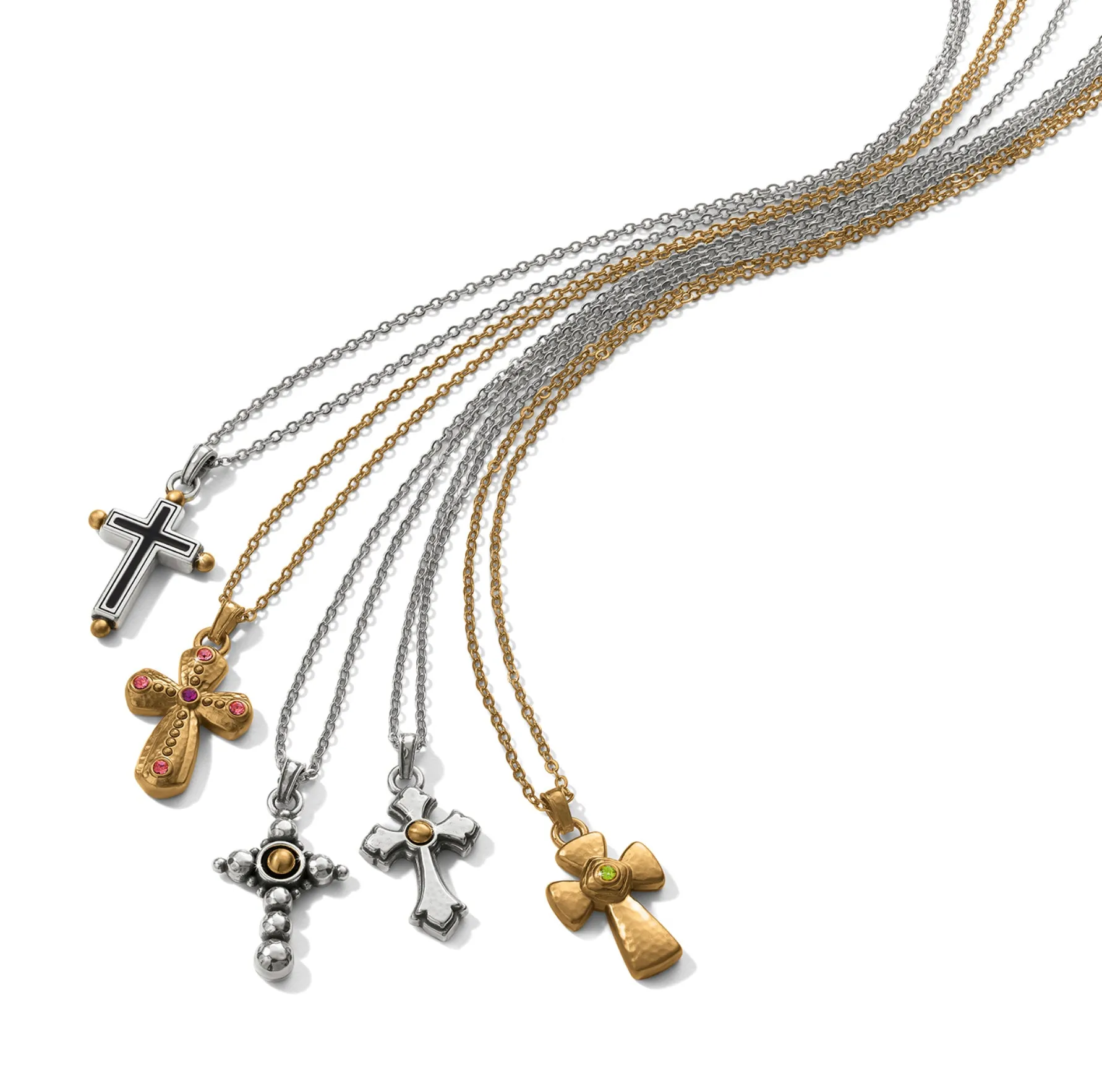 Majestic Royal Cross Reversible Necklace
