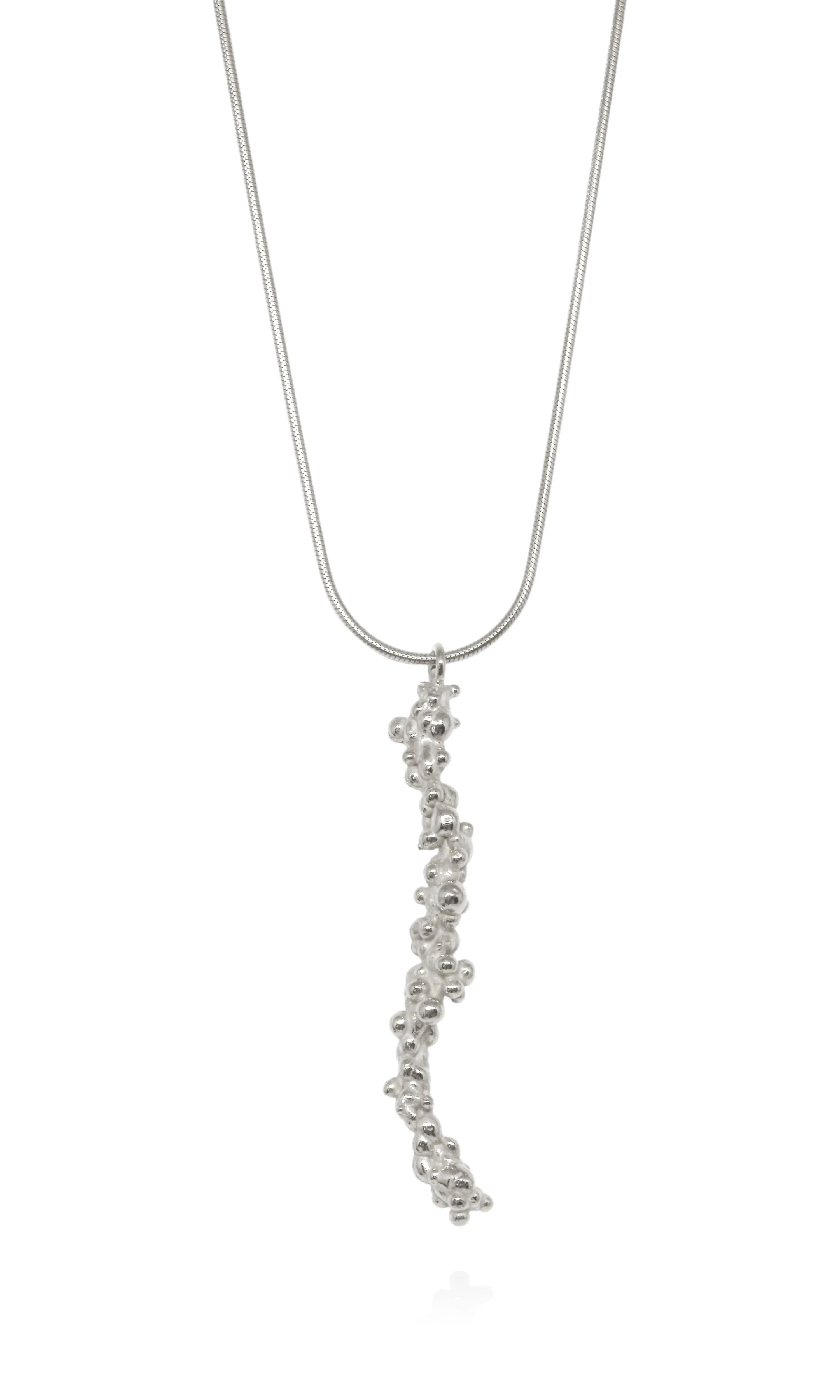 Mammatus Long Element necklace Silver