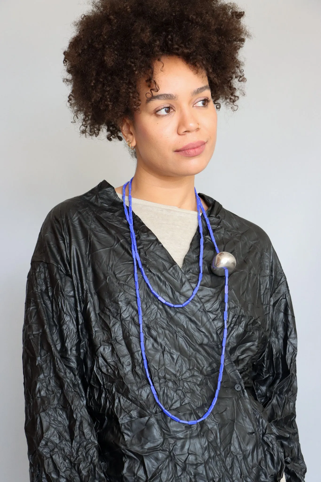 maria calderara Blue Pendulum Necklace