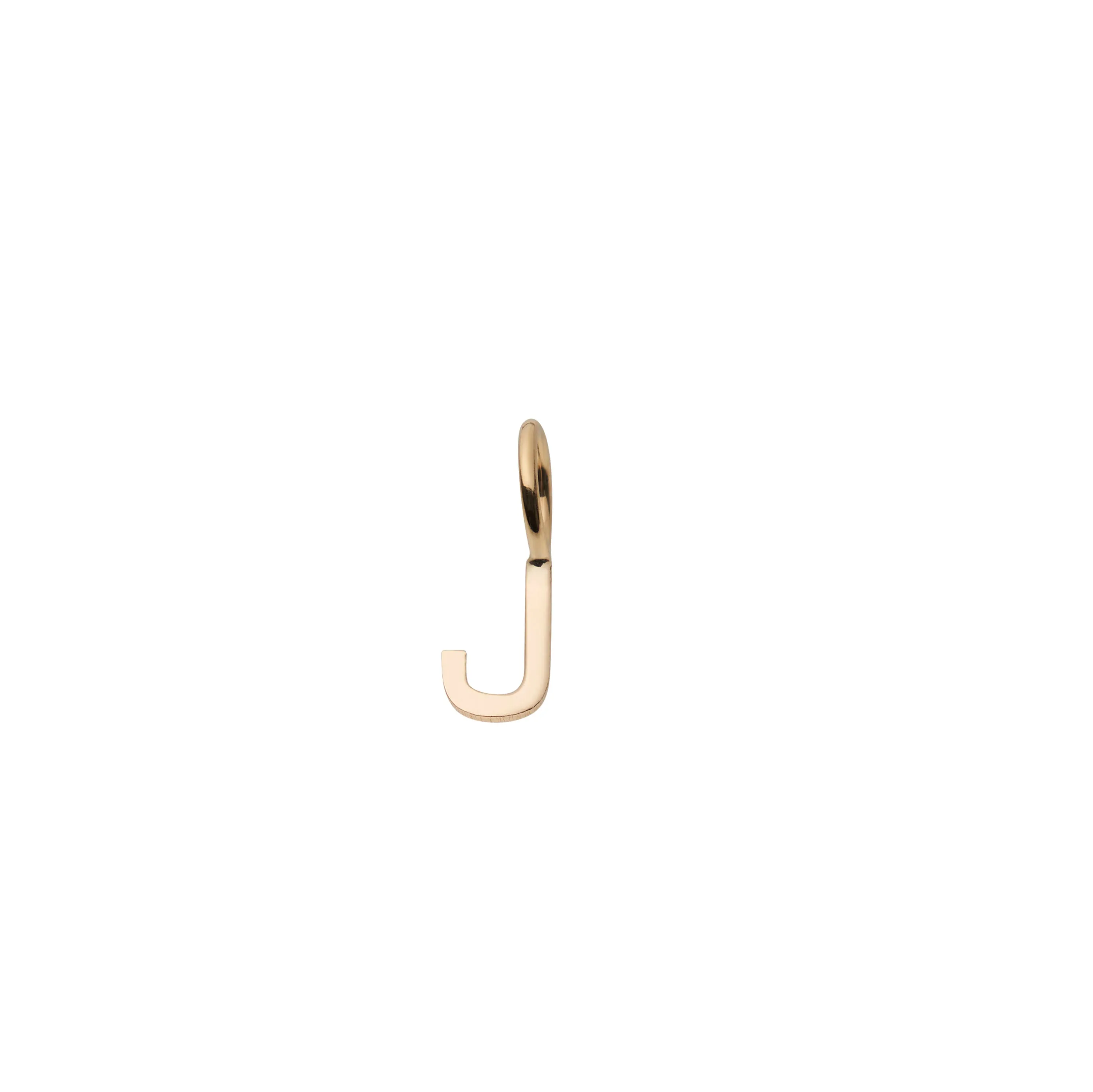 Mini Letter J - Gold