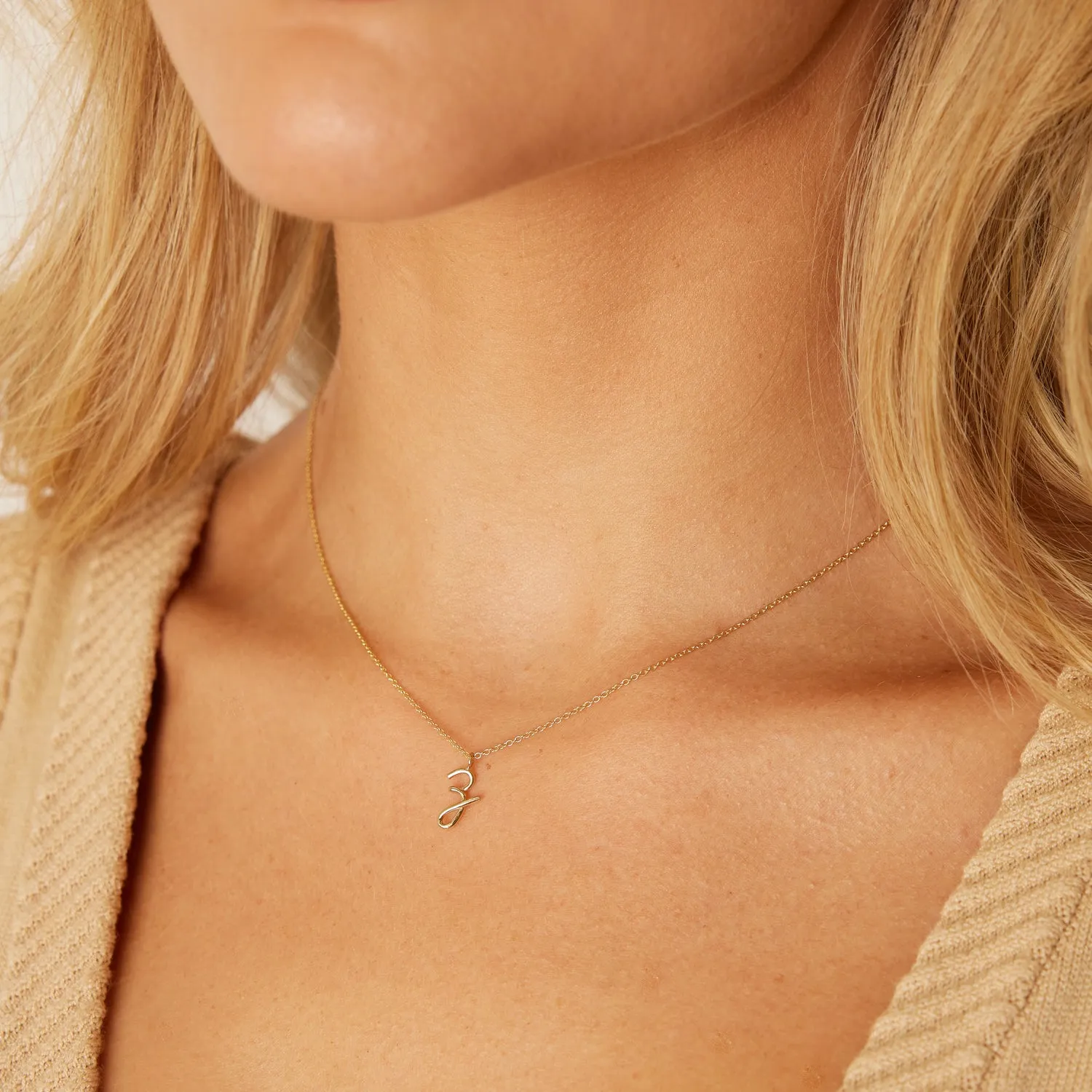 Mini Letter Necklace