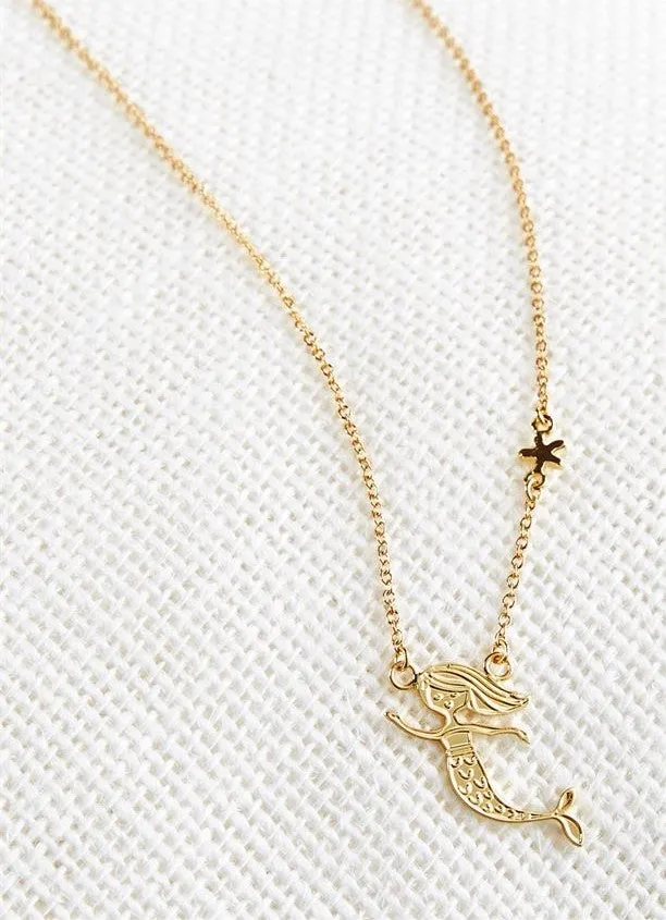 Mud Pie Mermaid Necklace