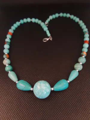 N #147 She always look Amazing Wearing her Southwestern Necklace.