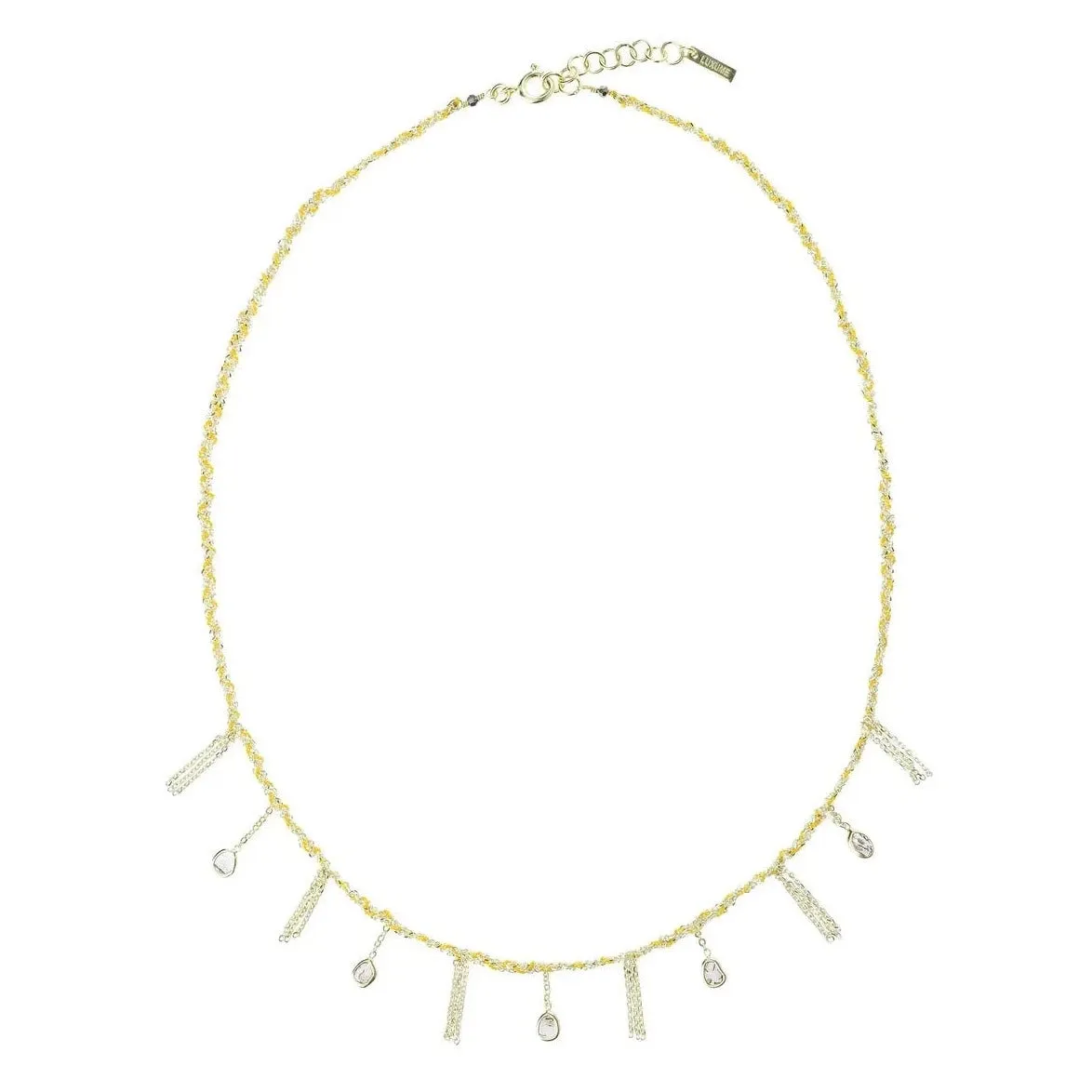 N° 607 Necklace in Gold Grey