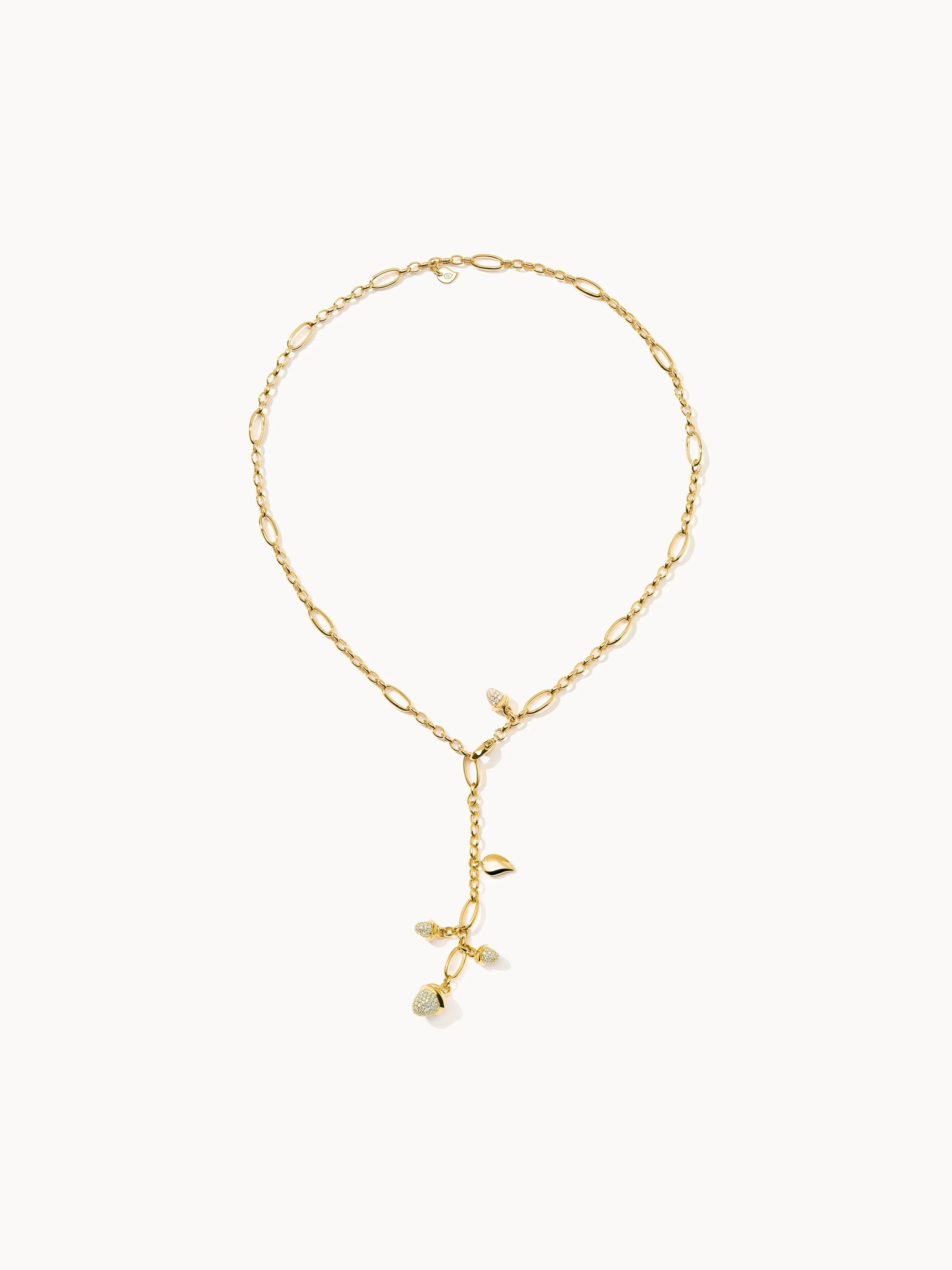 Necklace MIKADO Delicate 51 cm Diamond Pavé with Diamond Pavé