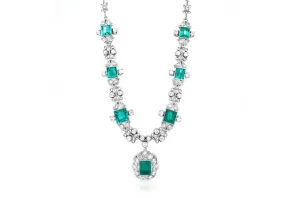 Necklace Unique Masterpiece Chivor Emerald