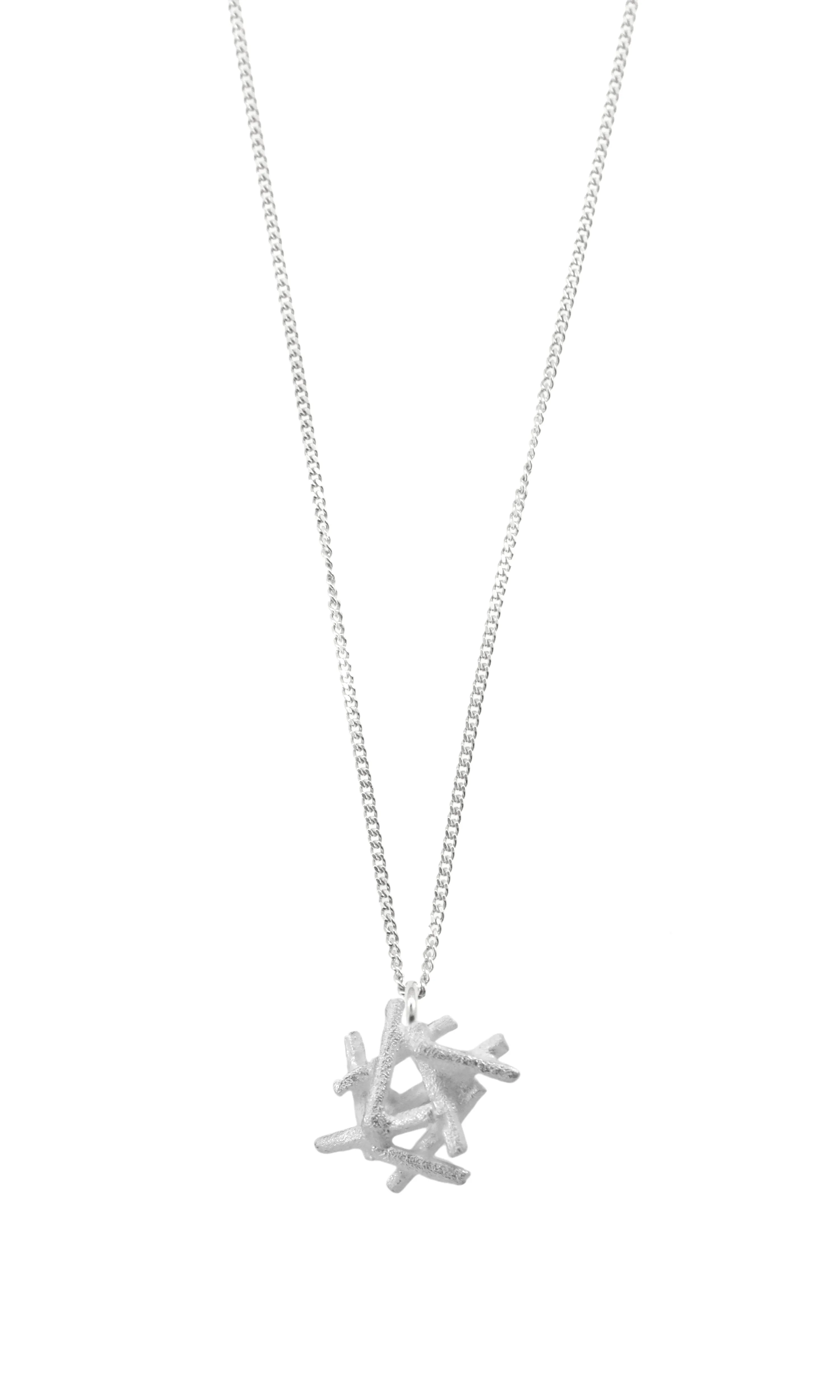 Nest Necklace Silver