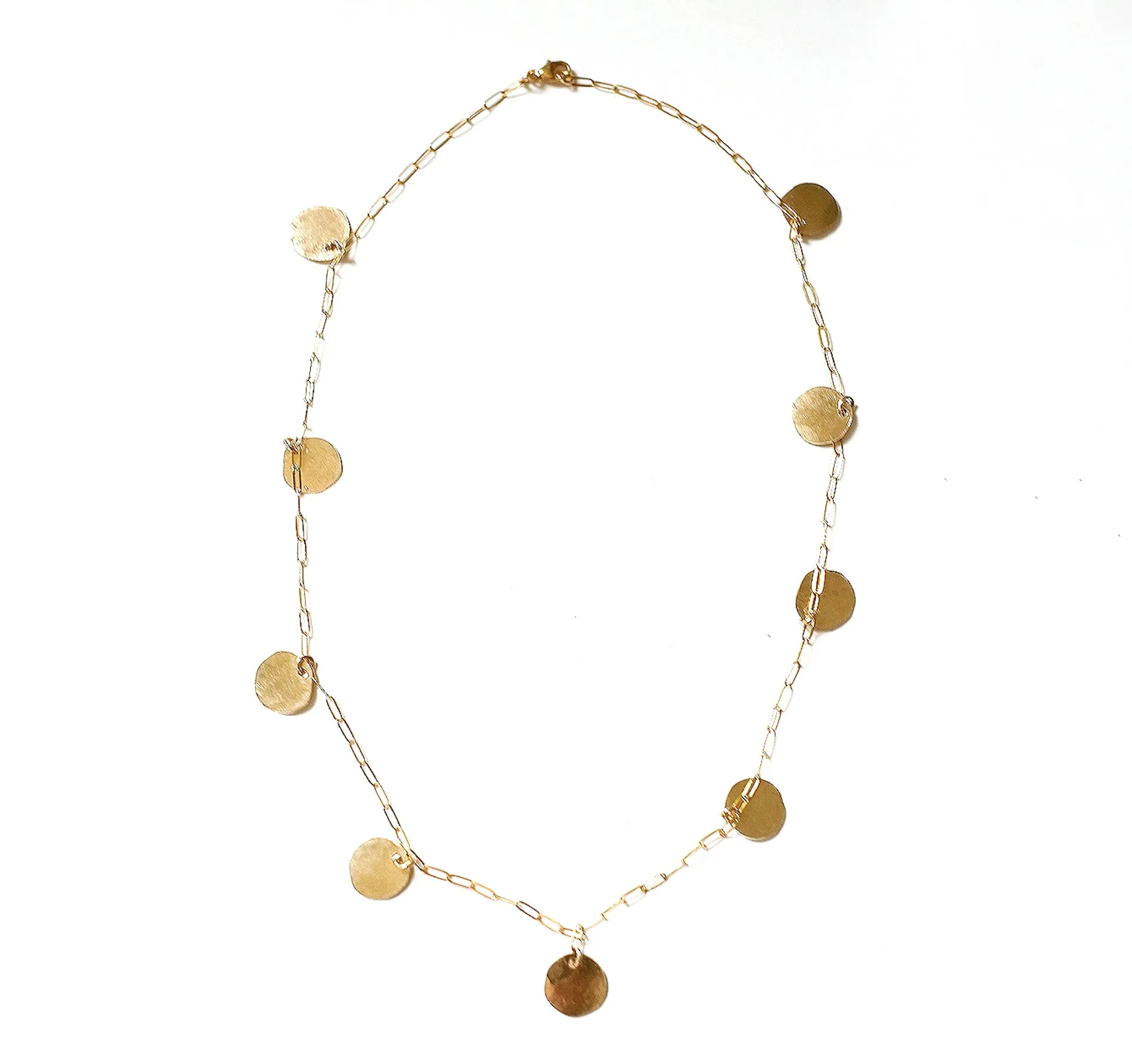 Nine Disc Necklace