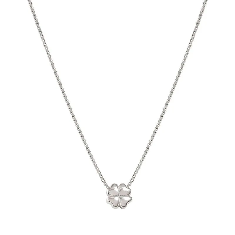 Nomination Armonica Necklace, Four-Leaf Clover, Sterling Silver