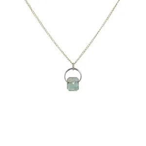 Opaque Aquamarine Necklace
