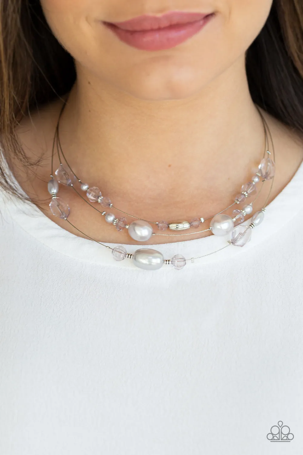 Pacific Pagentry Silver Necklace