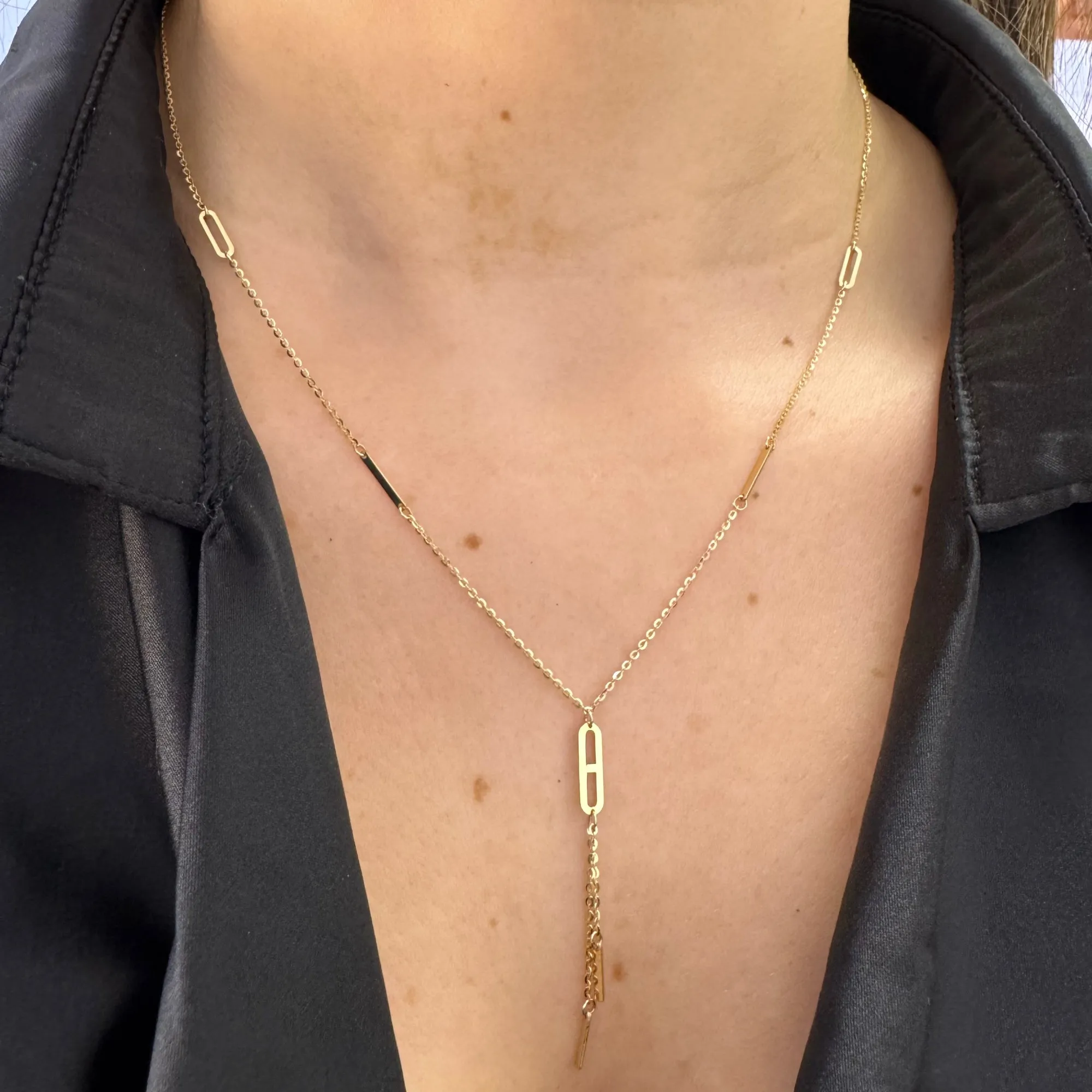 PaperClip Station Lariat