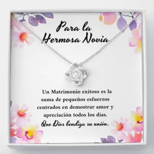 Para la hermosa novia que Dios bendiga su unión