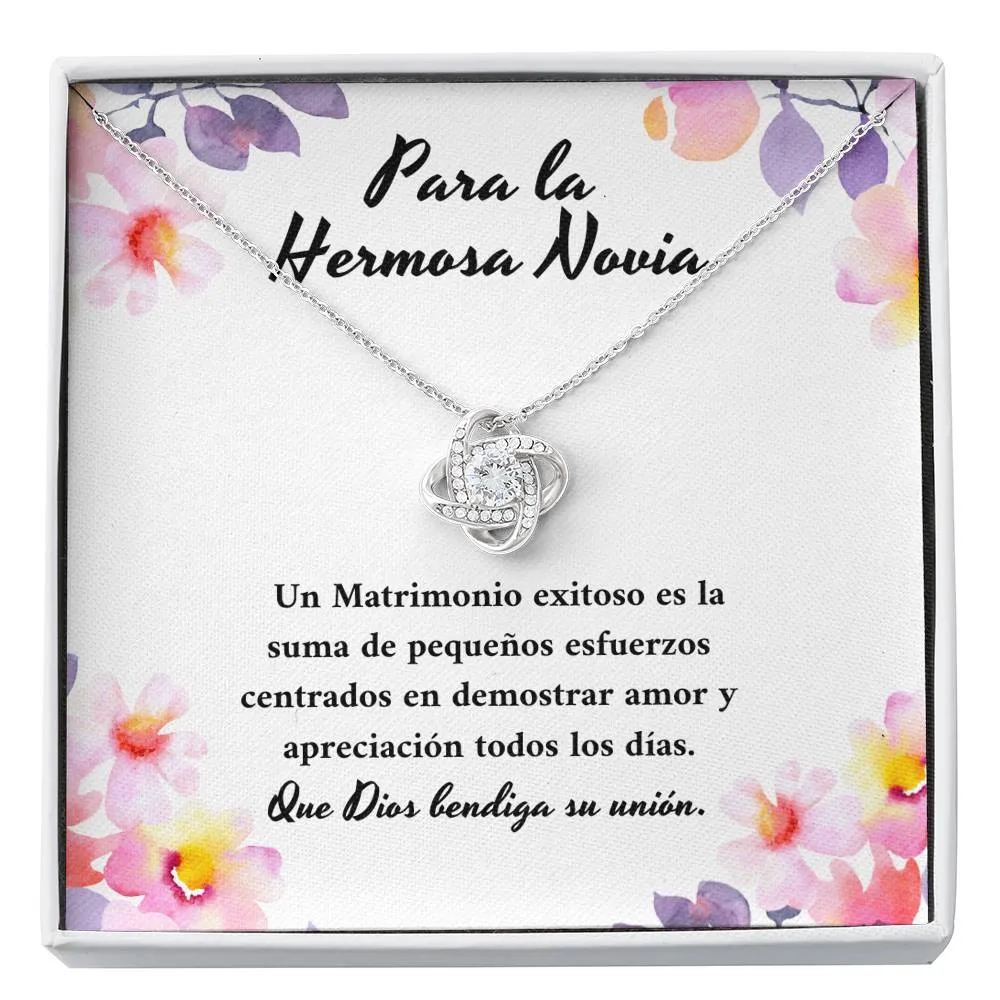 Para la hermosa novia que Dios bendiga su unión