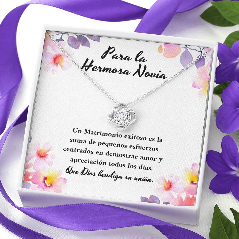 Para la hermosa novia que Dios bendiga su unión