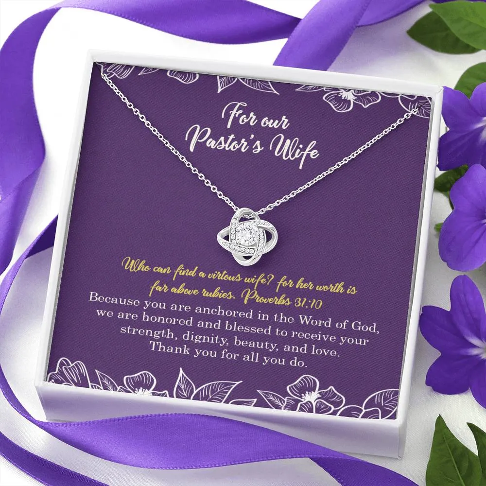 Pastors Wife Knot Necklace