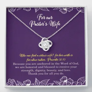 Pastors Wife Knot Necklace