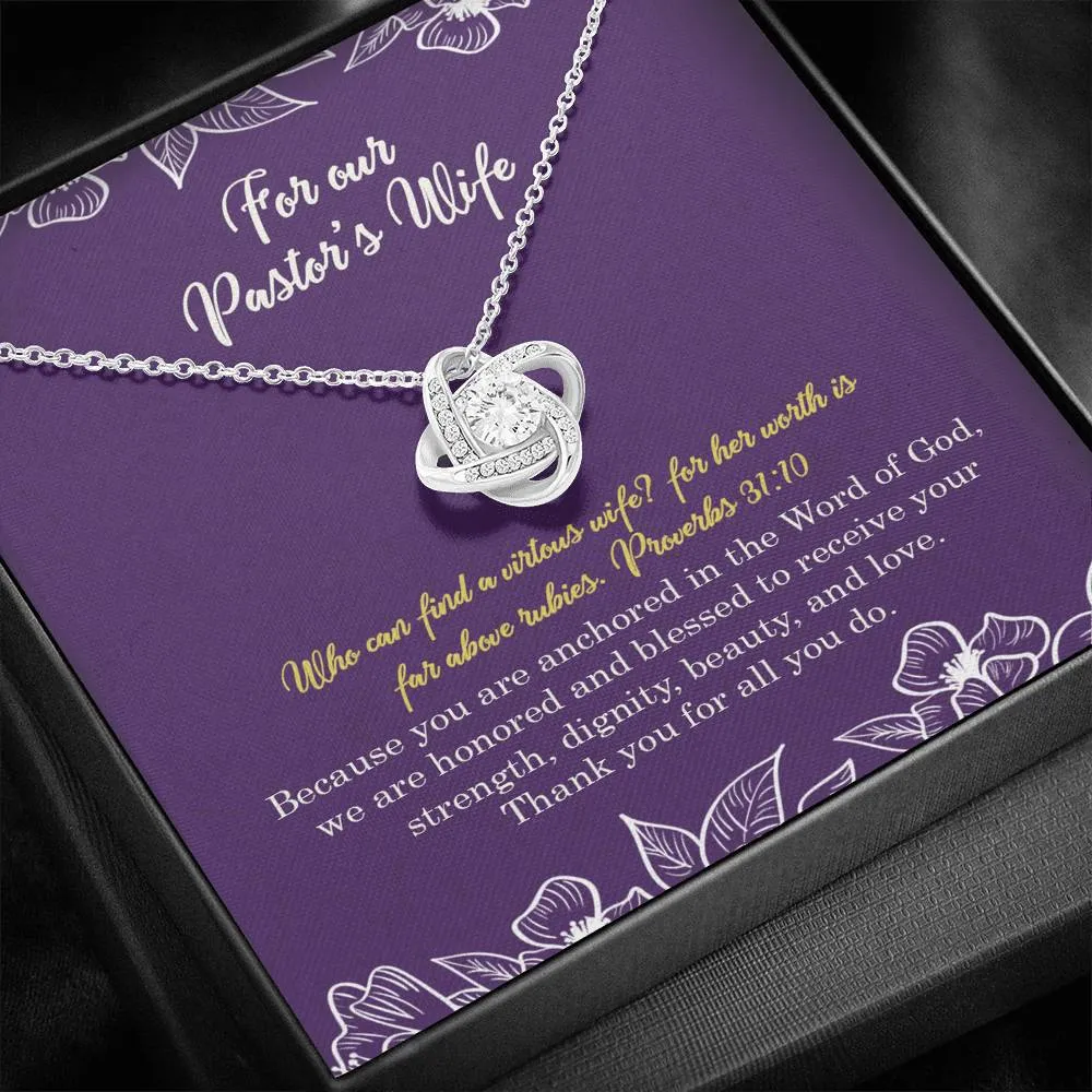 Pastors Wife Knot Necklace