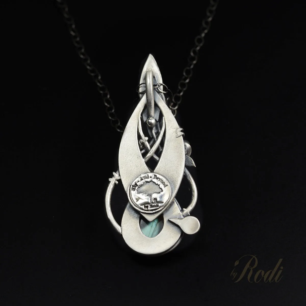 Path Of Wisdom  – Custom Made Silver Pendant