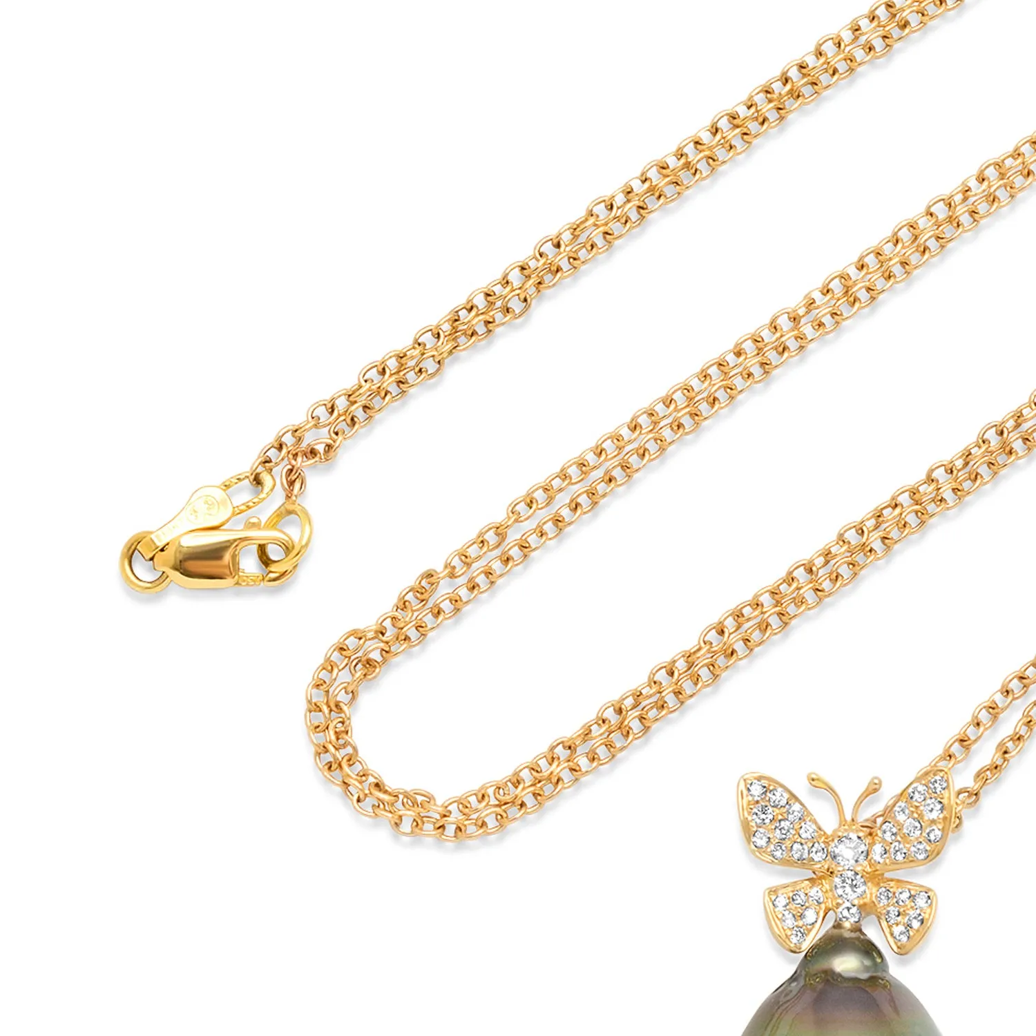 Pearl Butterfly Necklace