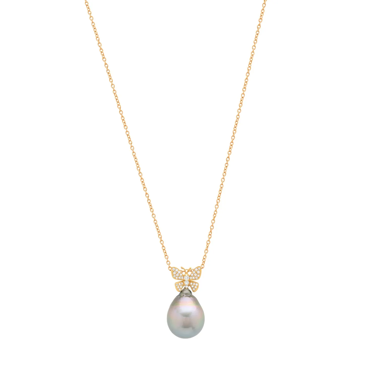 Pearl Butterfly Necklace