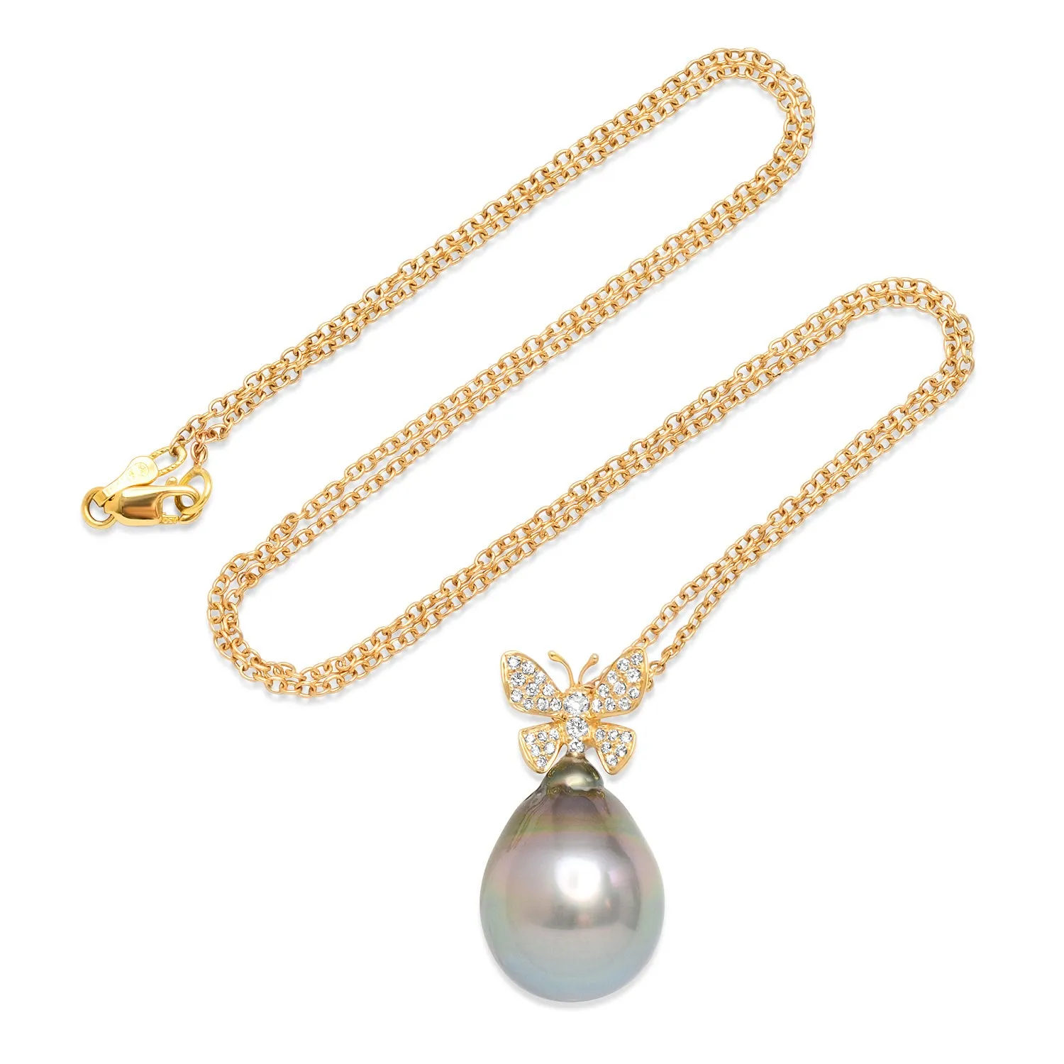 Pearl Butterfly Necklace