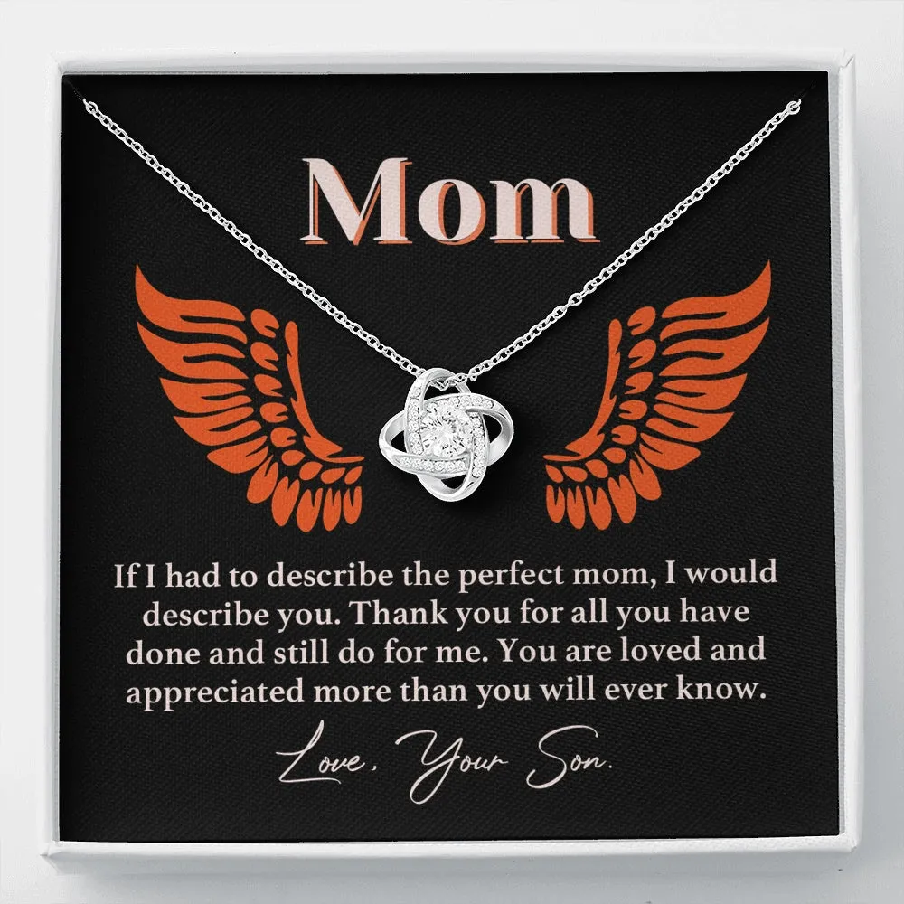 Perfect Mom Mother's Day Necklace