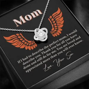 Perfect Mom Mother's Day Necklace