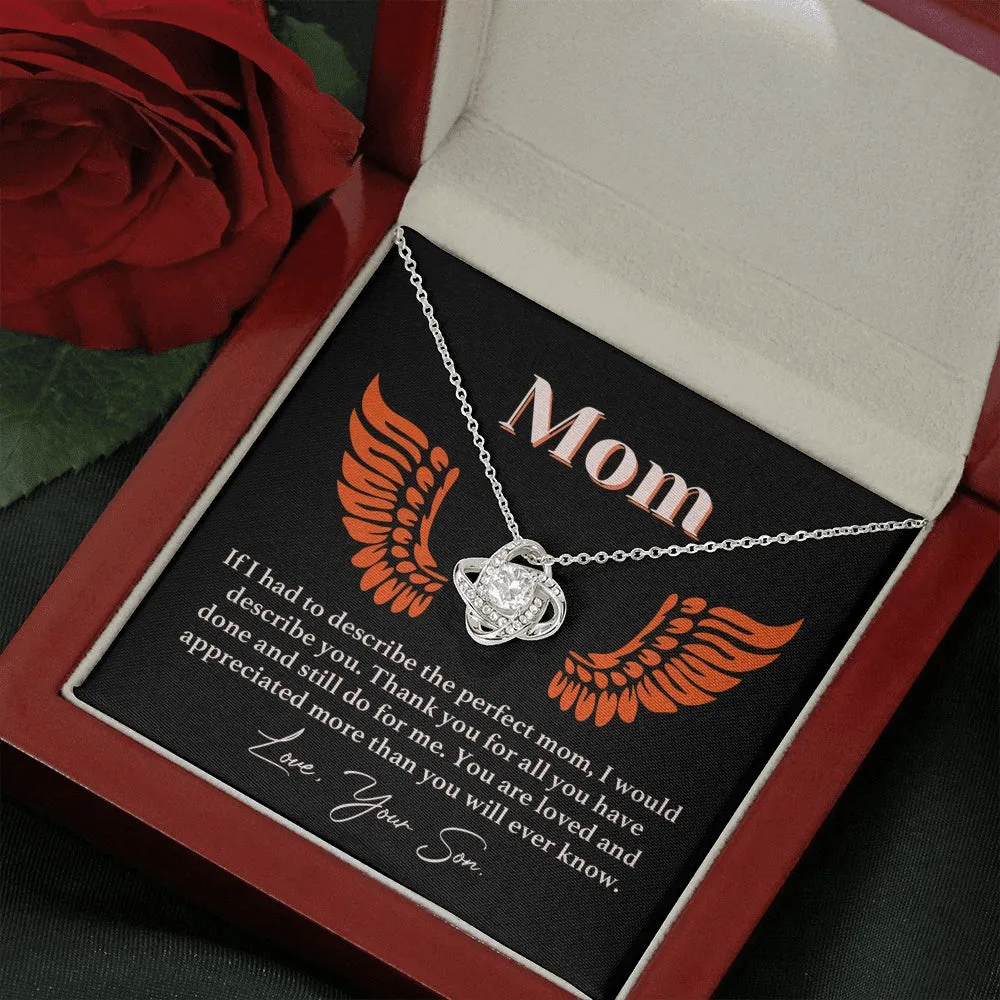Perfect Mom Mother's Day Necklace