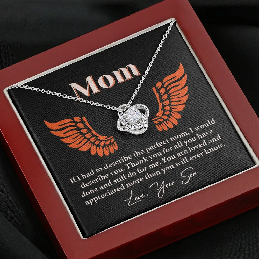 Perfect Mom Mother's Day Necklace