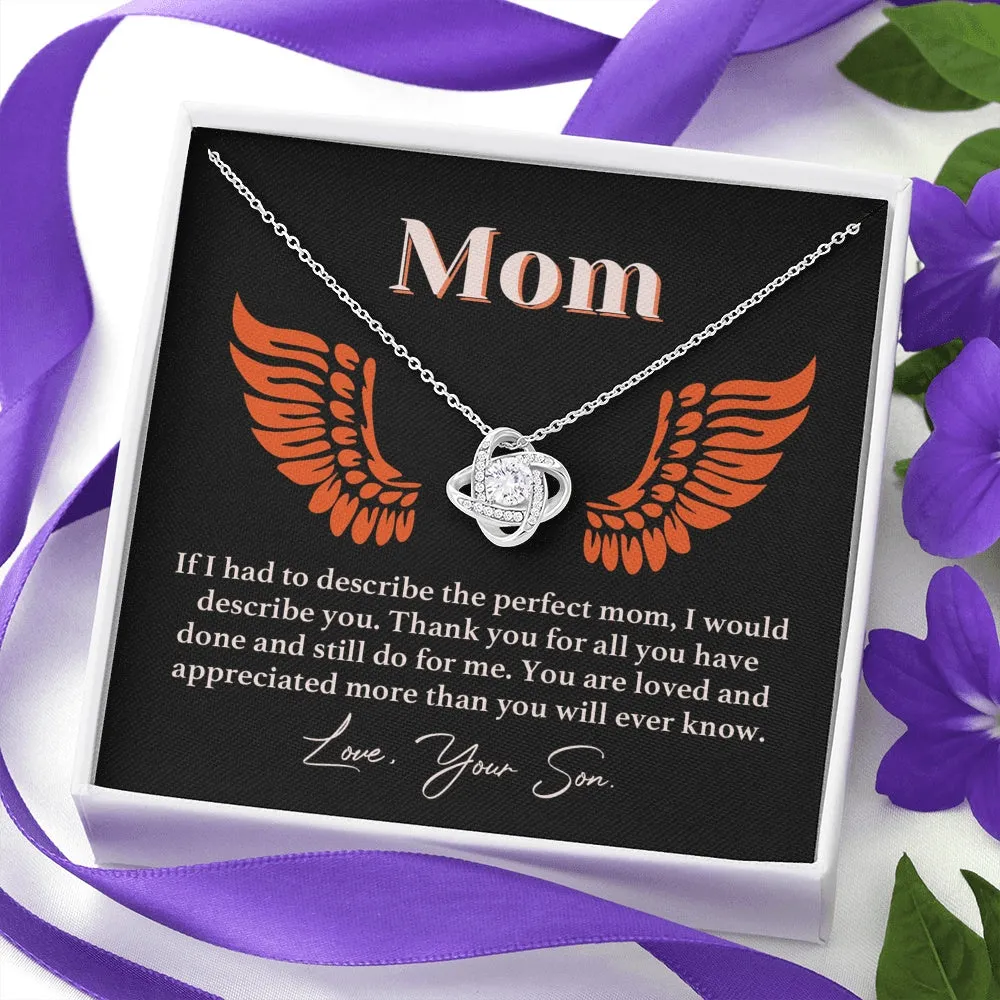 Perfect Mom Mother's Day Necklace