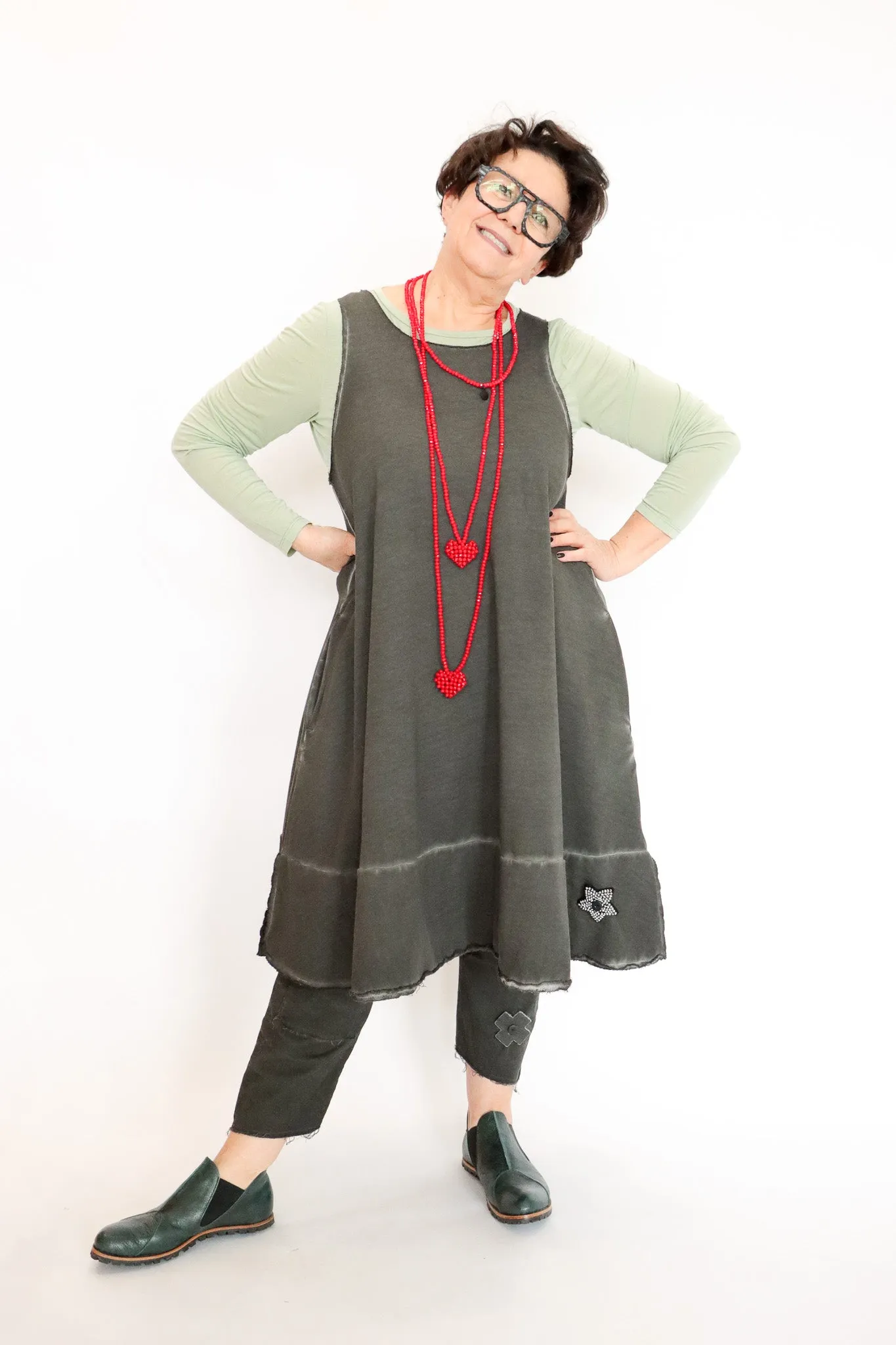PLUSLAVIE PLÜ Across Extra Long Heart Necklace