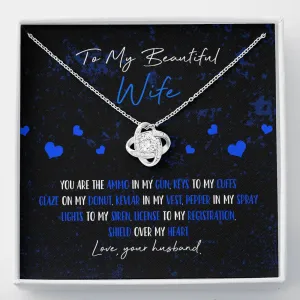 Police Wife Knot Necklace