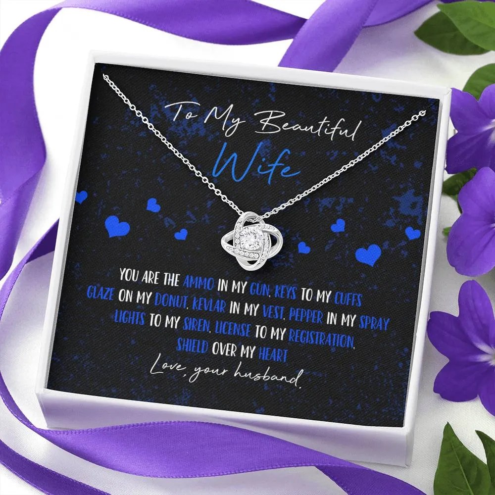 Police Wife Knot Necklace