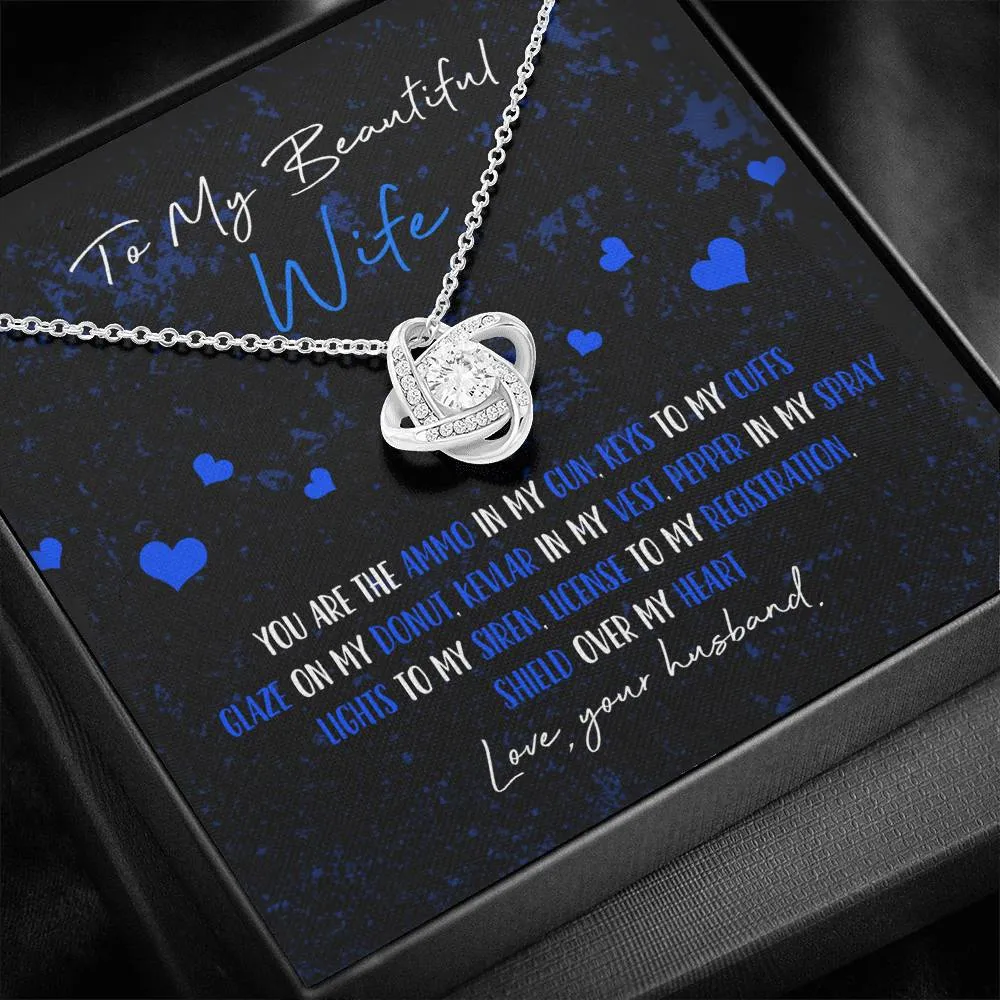 Police Wife Knot Necklace