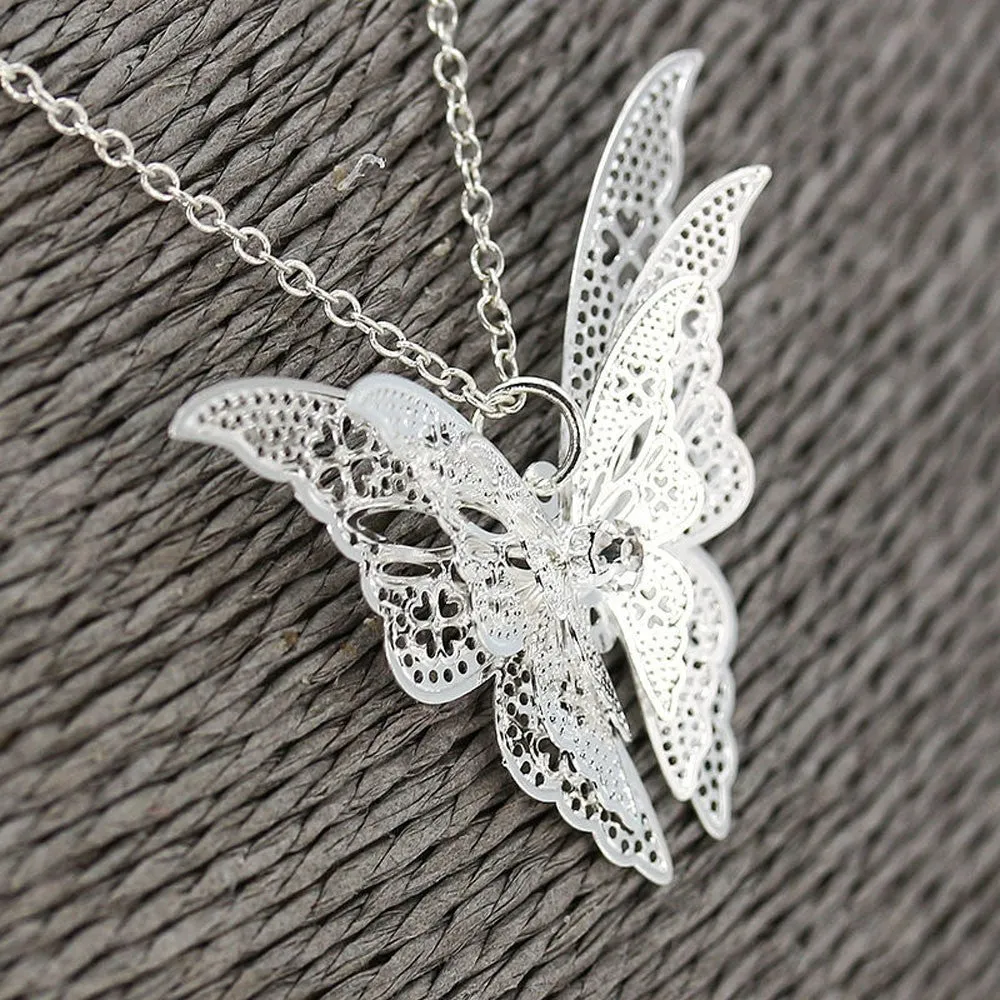 "Spread Your Wings" -- Butterfly Necklace