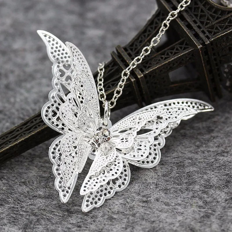 "Spread Your Wings" -- Butterfly Necklace