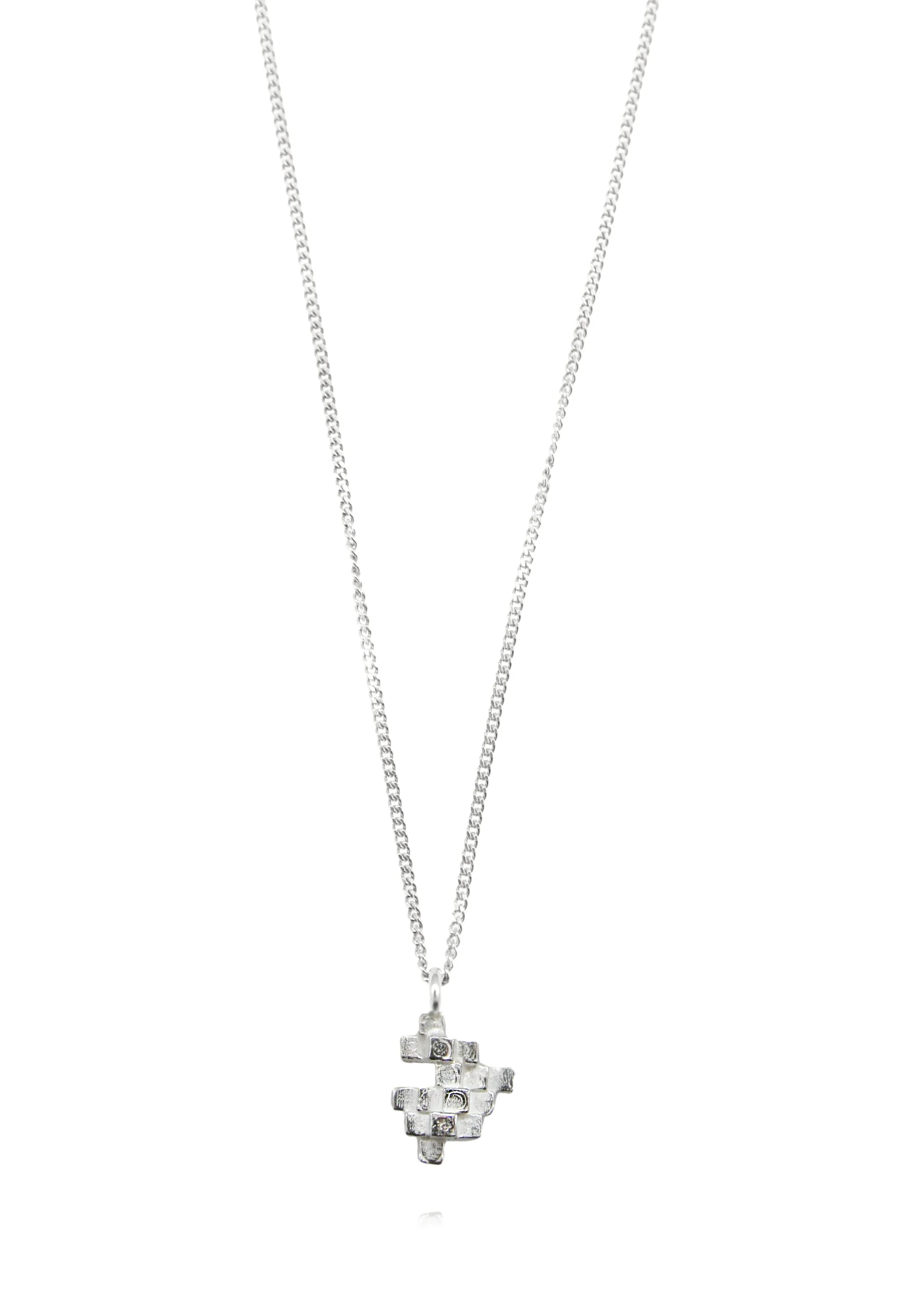 "T" Necklace Petit Silver