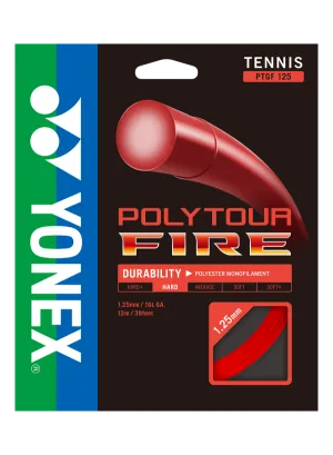 Racquet String - Polytour Fire 125 - Set