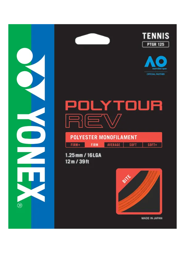 Racquet String - Polytour Rev 125 - Set