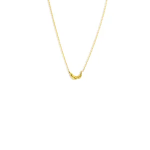 raw gold necklace
